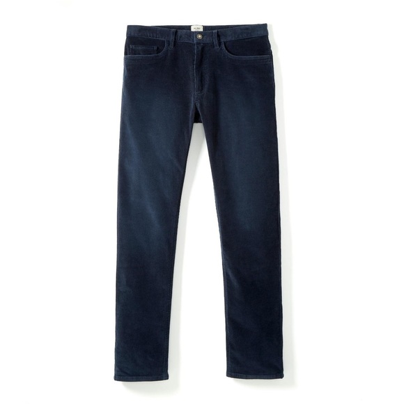 FLINT AND TINDER 365 Corduroy Pant Slim Fit Navy-Blue Men's Size 30x30‎ - Picture 1 of 9